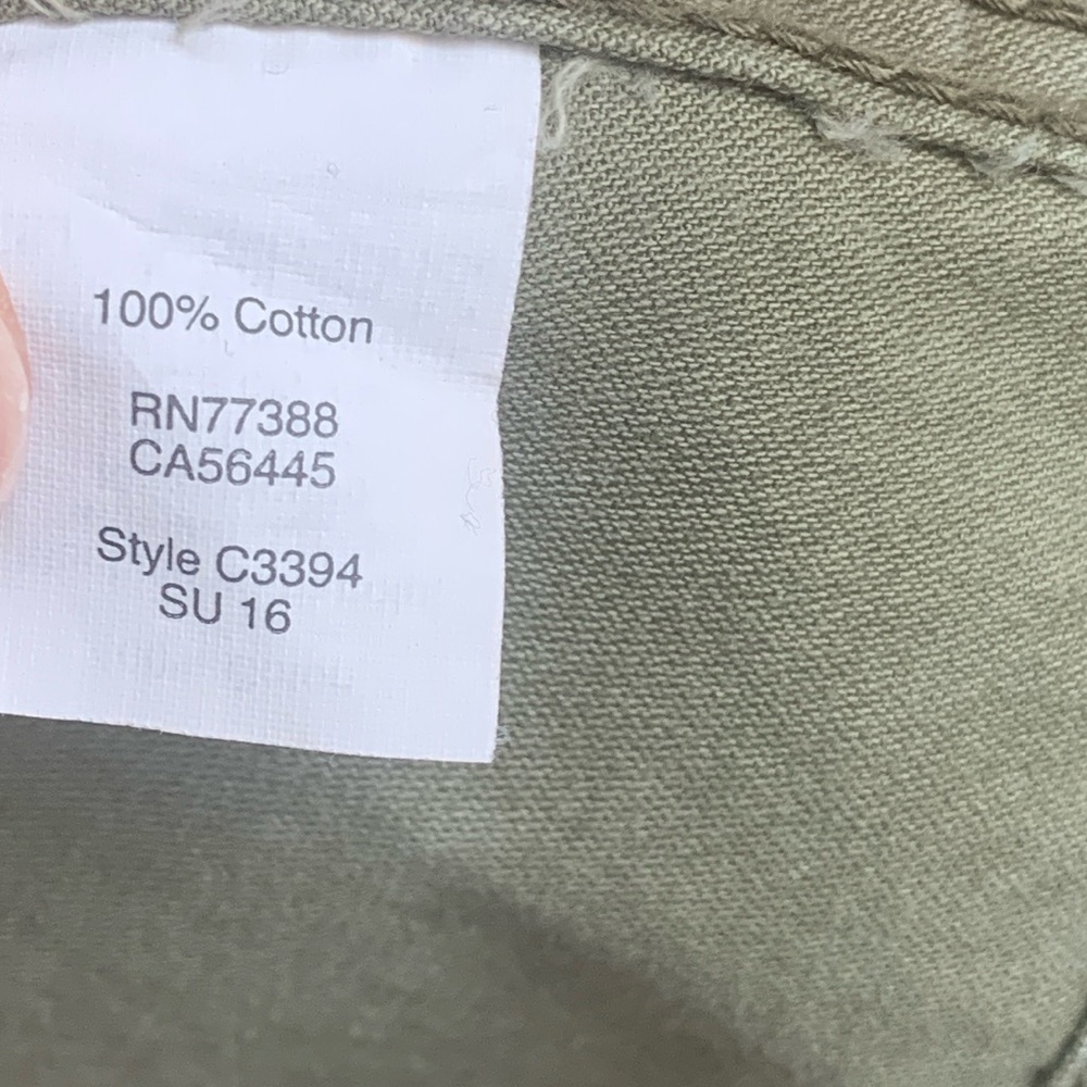 Madewell Fleet Military Jacket Khaki Green Small - Picture 5 of 5